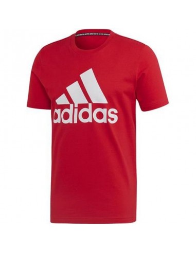 Adidas Must Haves Badge Of Sport Î‘Î½Î´ÏÎ¹ÎºÏŒ T-shirt Scarlet Î¼Îµ Î›Î¿Î³ÏŒÏ„Ï…Ï€Î¿ FL3943